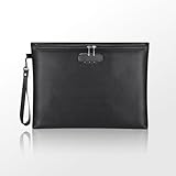 【 ロック付き 】【 A4サイズ対応 】 耐火バッグ ポータブル金庫 防火 防災 【 耐火温度1093℃ 国際機関検査済み 】ファスナー式 金庫 貴重品 現金 集金袋 通帳 地震 防災 防火袋 クラッチタイプ