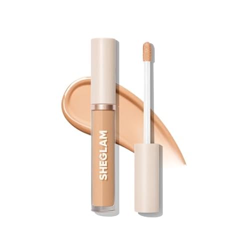 SHEGLAM 12HR Full Coverage Concealer Matte Finish Concealer Stick for Under Eye and Dark Circles - Warm Vanilla 1 Ounce (Pack of 1) Warm Vanilla