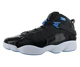 jordan 6 rings red Synthétique et caoutchouc Jordanie 6 anneaux pour grand enfant Blanc/hibiscus mystique (323419 116), Anthracite/bleu océan/noir onyx, 11 Little Kid