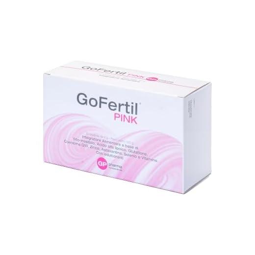 GoFertil® Pink Integratore Nutraceutico che aiuta a migliorare gli stati di infertilità femminile, coadiuvante nel trattamento della sindrome dell'ovaio policistico. Bustine, 120 grammo
