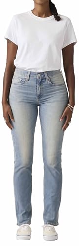 Levi's 724 High Rise Straight Slipped In Cool – Ansicht 5