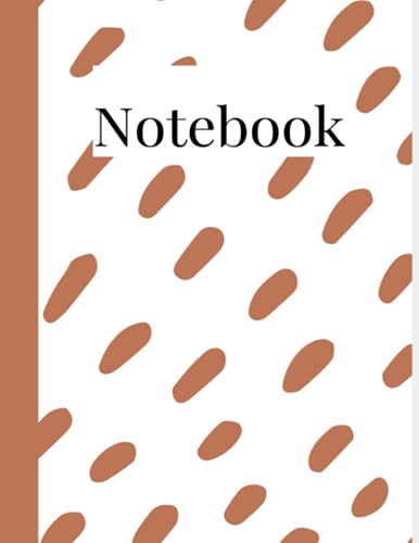  Notebook: Paintbrush Pink Print-Composition Notebook-College Ruled 110 pages-Large 8.5x11