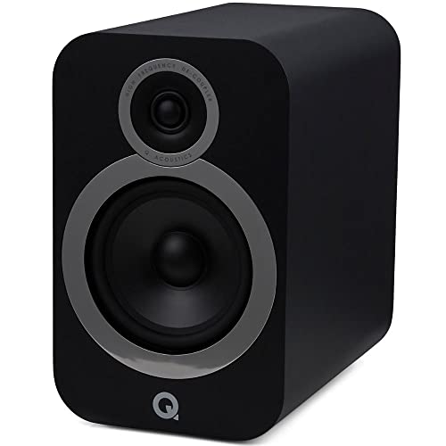 Q Acoustics 3030i Noir Enceintes Bibliothèques (la Paire) - Les Beatles, Paul McCartney, John Lennon, RIngo Starr, George Harrison Q Acoustics 3030i Noir Enceintes Bibliothèques (la Paire) – Image 5