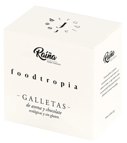 Galletas de avena y chocolate sin gluten y ecológicas