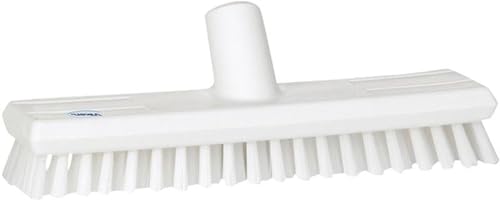 Image of Vikan 70415 Stiff Bristle Deck Scrub, 10-3 /4 inch Polyester, White