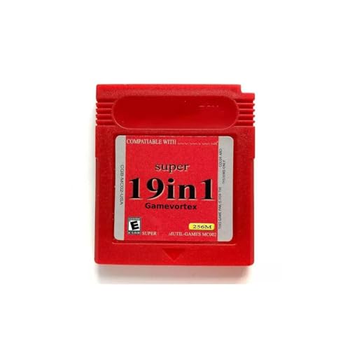 Super Cartridge 19 in 1 Game Boy Color GBC 16bits, Video Game Cartridge Card For Handheld Consoles
