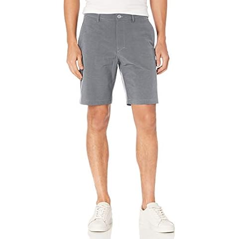 PGA TOUR Men's Printed Golf Shorts, Dk Grey Heather Cover