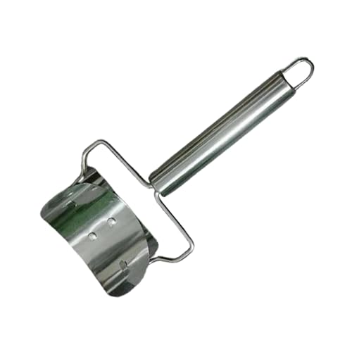 Cortador de piel de albóndigas | Cortador de masa de acero inoxidable | Molde de mano para albóndigas chinas, cortador de repostería rodante, utensilios de cocina