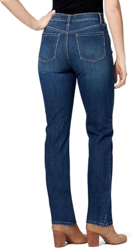 Image of Gloria Vanderbilt Womens Amanda Classic High Rise Tapered Jean Petite