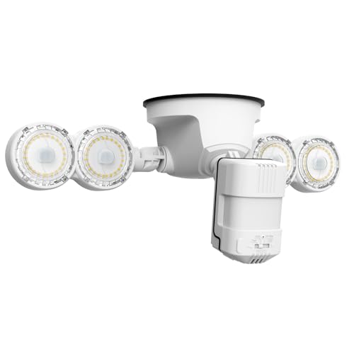 Image of SANSI 30W 4000LM Motion Sensor Outdoor Lights, IP65 5000K (White) | 4 Modes Motion Lights for Outside, 320 Wide Angle LED Flood Lights Security Lights for Soffit, Backyard, Garage, Yard, Porch