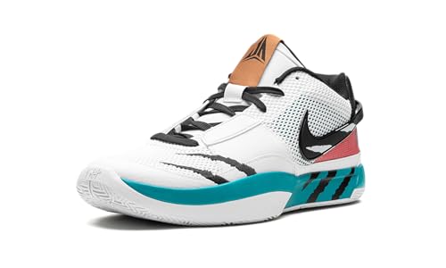 Ja 1 "Scratch Basketball Shoes (FV5957-100, White/Turbo Green/University Red/Black) Size 8.54