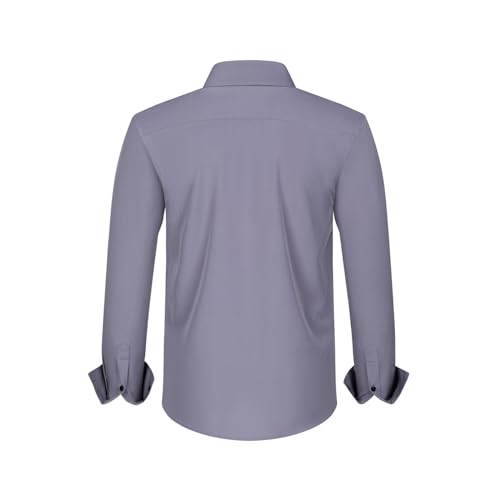 Camisas de vestir para hombre que no aprietan: diseño elástico y ajustado para fiestas 2