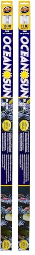 Zoo Med Ocean Sun 10, 000K 420 Daylight Bulb T5 High Output 54 Watts, 46-Inch (Pack of 2)