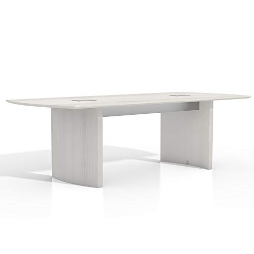 Safco Products Medina Modern Office Conference Meeting Room Table, 8 ft, Textured Sea Salt