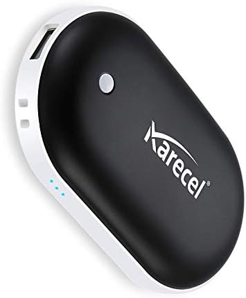 Karecel Hand Warmers Rechargeable, Electric Hand Warmer Reusable 5200mAh Powerbank Portable USB Heater Battery Hot Pocket Warmer Heat Handwarmers, for Men and Women in Cold Winter