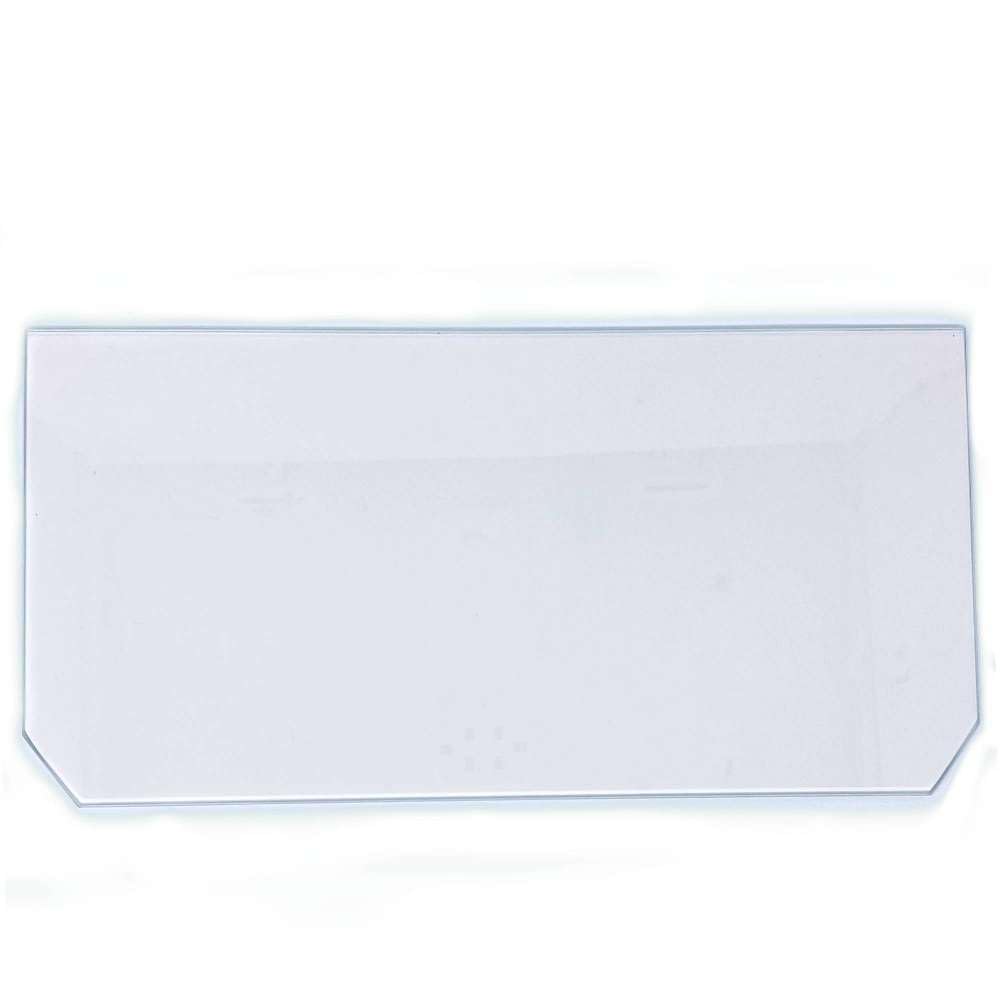 Kühlschrank Einlegeboden - Klarglas 4 mm – Glasplatte, 2 abgeschrägte Ecken, alle Maße lieferbar (89,96 EUR/qm) - 475 mm x 225 mm