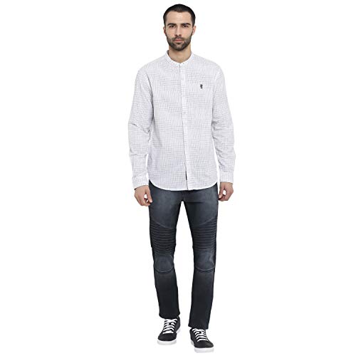 Image of Red Tape Men's Checkered Regular Fit Casual Shirt