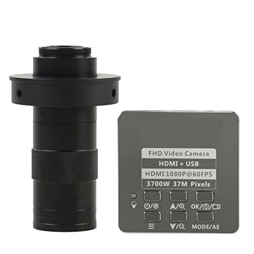 ラボ用顕微鏡アクセサリー 3.7mp産業用電子デジタルビデオ顕微鏡カメラ130x 180x 300xレンズのマウント(With 130x lens)