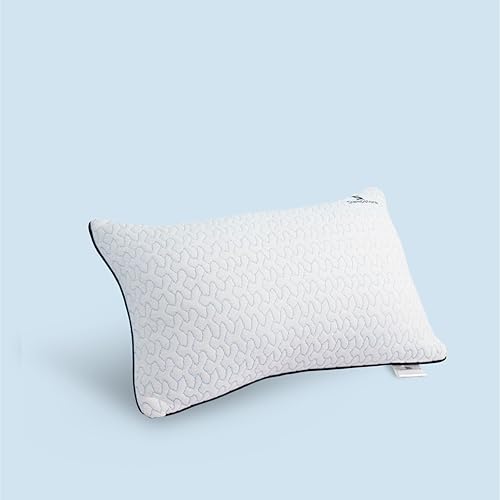 Image of SleepStore Fibrom Cushion Pillow for Relaxing, Pack of 1, 12x18 Inch | Medium Firm Support | Versatile Cushion for Sofa, Bed, Chair | Fiber Foam Comfort | Soft Pillow for Sleeping | Breathable Fabric