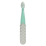 RADIUS Totz Plus Brush Kids Toothbrush Silky Soft BPA Free ADA Accepted Designed for Delicate Teeth & Gums for Children 3 Years & Up - MintCoolGrey - Pack of 1