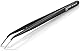KNIPEX Universalpinzette Geriffelt schwarz lackiert 155 mm, 92 34 37
