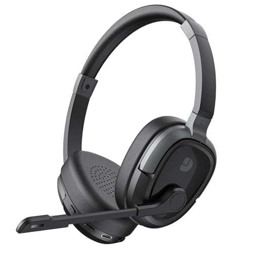 Dytole Wireless Headset with Mic for Work-Bluetooth 5.3 Headset with Noise Cancelling, Wireless...