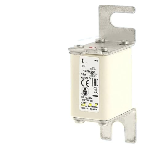 Fusible rapide 170M2661 cartouche gR 40A 690V type 00TN pour armoire