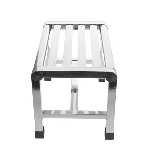 JECOMPRIS Taburete de Ducha de Acero Inoxidable