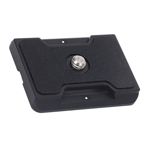 KYsongyiX Plaque à dégagement Rapide en Alliage d’Aluminium anodisé, Adaptateur de trépied avec vis 1/4 Pouce CNC, Type Arca Universel pour Appareil Photo Reflex numérique – vue 5