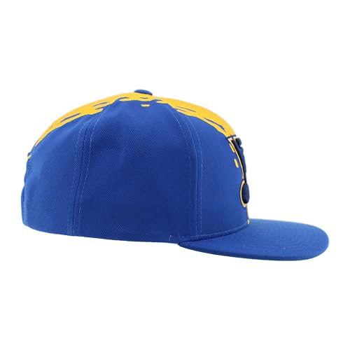 Image of ZHATS NHL Unisex-Adult NHL Officially Licensed Adjustable Snapback Hat Flat Bill Z11 Retro Paintbrush