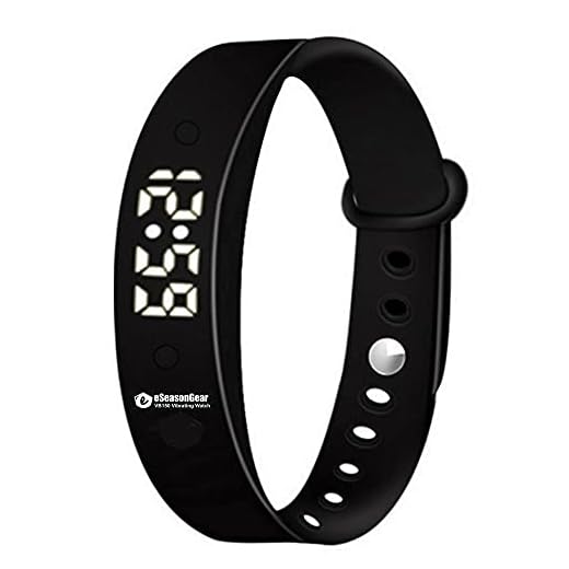 eSeasongear VB150 15 Alarm Vibrating Watch Wristband, Potty Training, Silent Anti-Distraction Focus Attention and Medication Reminder, Sport Timer (Black)