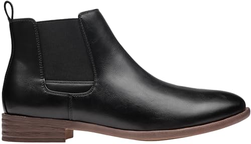 Image of Jousen Men's Chelsea Boots Lightweight Casual Chukka Ankle Boots Classic Elastic Dress Boots For Men
