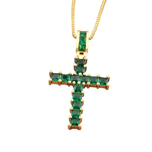 Collier pendentif croix géométrique pour fille, bijou tendance homme et femme