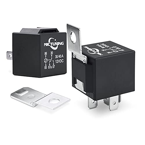 Relais 5 broches 12V 30A 40A pour remplacement de faisceau et barre lumineuse LED de voiture