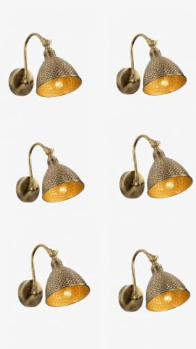 Image of Decorative Chandeiler & Wall Light Hammered Spot Light Vintage Designs and Looks are Very Elegant (Antique, 6)