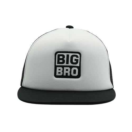 Knuckleheads Little Threads Toddler Boy Outfit- Newborn Sun/Baseball Hat- Baby Youth Snap Back Trucker Mesh Fitted Patch Flat Brim Cap Basket Stuffer Gorros (M 2-5 Years Big Bro)