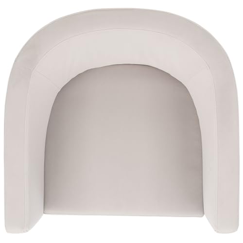 Sillón Acogedor Terciopelo Gris Claro miniatura 6