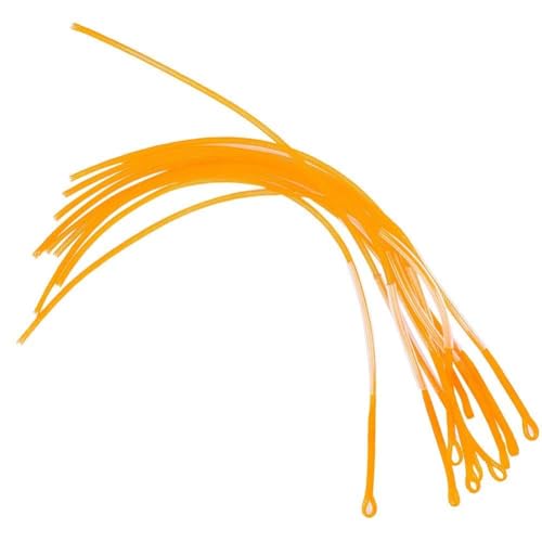 Alomejor Connecteurs de Ligne Mouche,10 pièces résistance 30LB 50LB Jaune Slip-on,Leader Boucle...