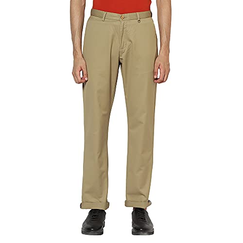 Image of Blackberrys Men's Cotton Slim Fit Casual Trousers