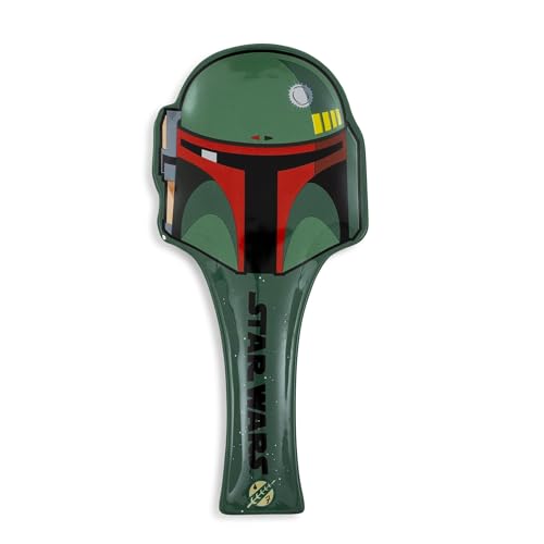 Star Wars Boba Fett Sculpted Ceramic Spoon Rest Holder | Kitchen Organizer For Utensils To Keep Countertop Clean by Silver Buffalo - Used condition - US$11.45