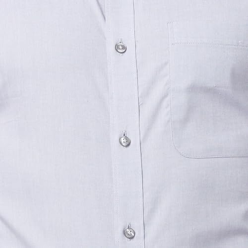 Image of Raymond Men Slim Fit Structure Pattern Pure Cotton Semi Cutaway Collar Full Sleeve Formal Shirt