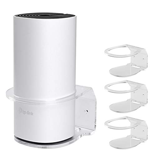 HOLACA Wandhouder voor TP-Link Deco M4 Hele Home Mesh WiFi-systeem, Cord Management Houder voor Deco M4/E4/P9 Zonder rommelige draden Stevige Deco M4 P9Wall Mount Beugel (3Pack)