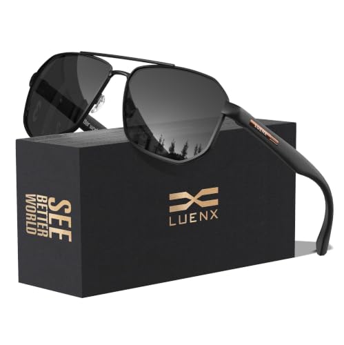 Luenx Polarized Aviator Sunglasses