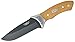 Camillus Carbonitride Titanium Fixed Blade Knife with Bamboo Handle and Nylon Sheath, 9.25-Inch