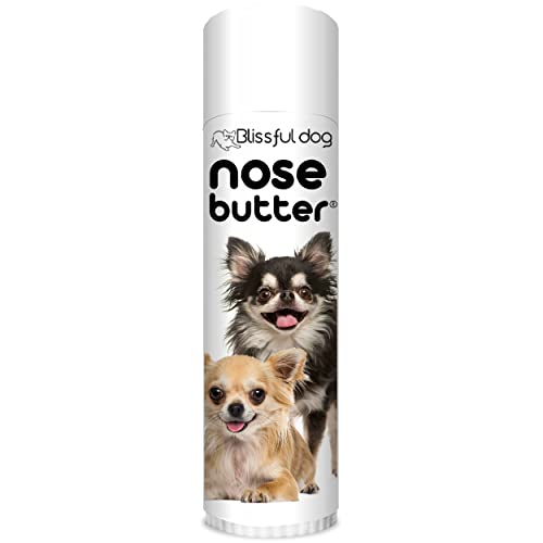 Image of The Blissful Dog Long Coat Chihuahua Nose Butter for Dry, Cracked Skin, Lick-Safe Dog Nose Balm with Moisturizing Shea Butter, Almond, Olive, and Essential Oils, Pet Supplies, Uncented, 0.50 oz.