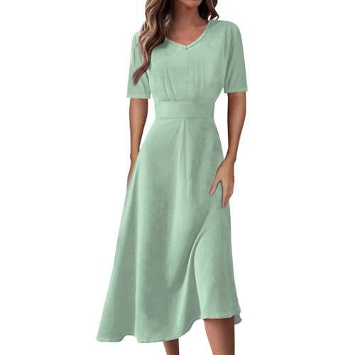 Generic Damen Sommerkleid Hochzeitskleid Paillettenkleid Lang Kleider für...