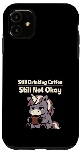 Coffee Is My Copilot �G�X�v���b�\ �o�[���A�E�g ���[���A �X�}�z�P�[�X iPhone 11 �p