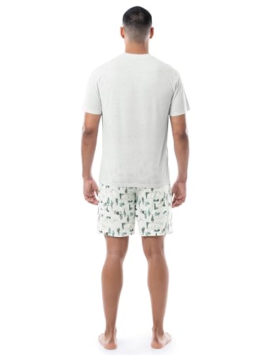 Wrangler Men's Jersey Top and Micro-Sanded Cotton Shorts Pajama Sleep Set2
