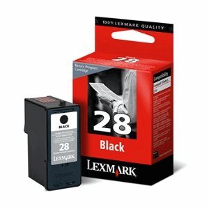 Image of Lexmark #28A - ink cartridges (Black, Lexmark X2550, X2500, X2530, X5070, X5490, X5495, X5075, Z845, Z1320, Z1300, Z1310, Inkjet, 7 cm, 3.8 cm, 9.8 cm)
