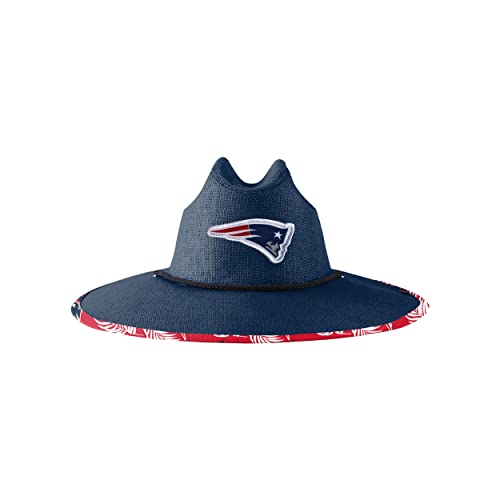 Image of FOCO Men's NCAA College Team Logo Floral Straw Sun Hat